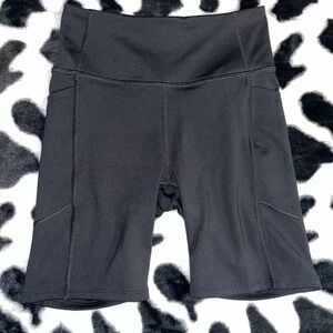 Victoria's Secret Black High-Waisted Bike Shorts